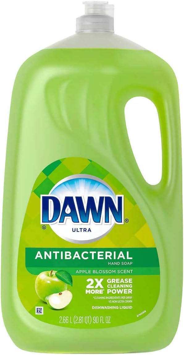 Dawn Ultra Original Dish Soap Refill Jug, Large Size Blue Liquid Dishwashing Detergent, Powerful Dish Soap for Grease, 51.5 oz