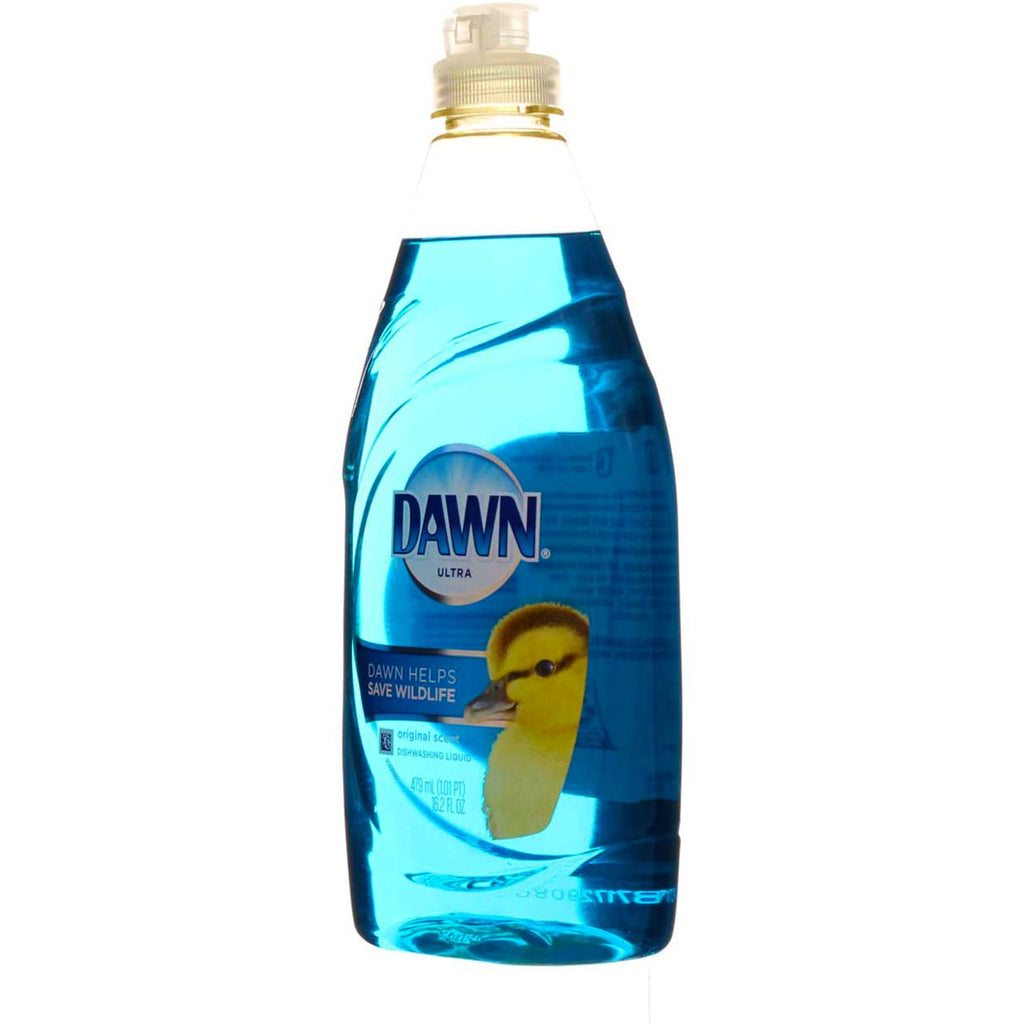 Dawn Ultra Original Dish Soap Refill Jug, Large Size Blue Liquid Dishwashing Detergent, Powerful Dish Soap for Grease, 51.5 oz