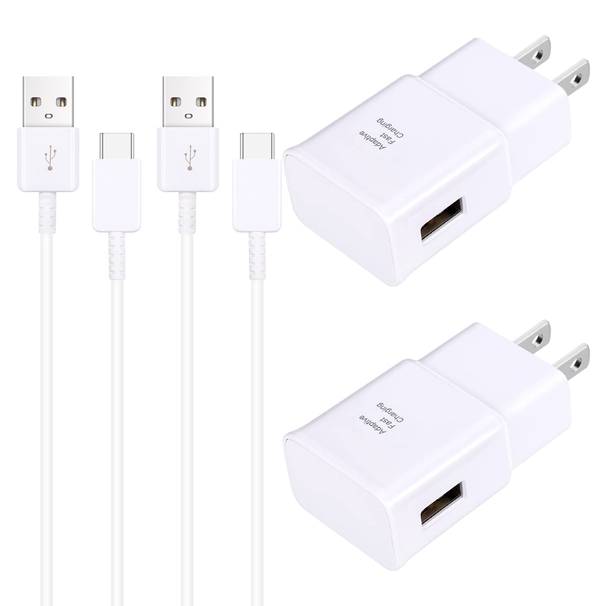 Phone Charger USB C Charger Fast Samsung Charger Type C Chargers Fast Charging Android Charger for Samsung Galaxy S26/S25/S24/S23/S22/S21/S20/S10/S10/S10E/S9/S8,Note 8 9 10 with 6.6Ft Cable Cord