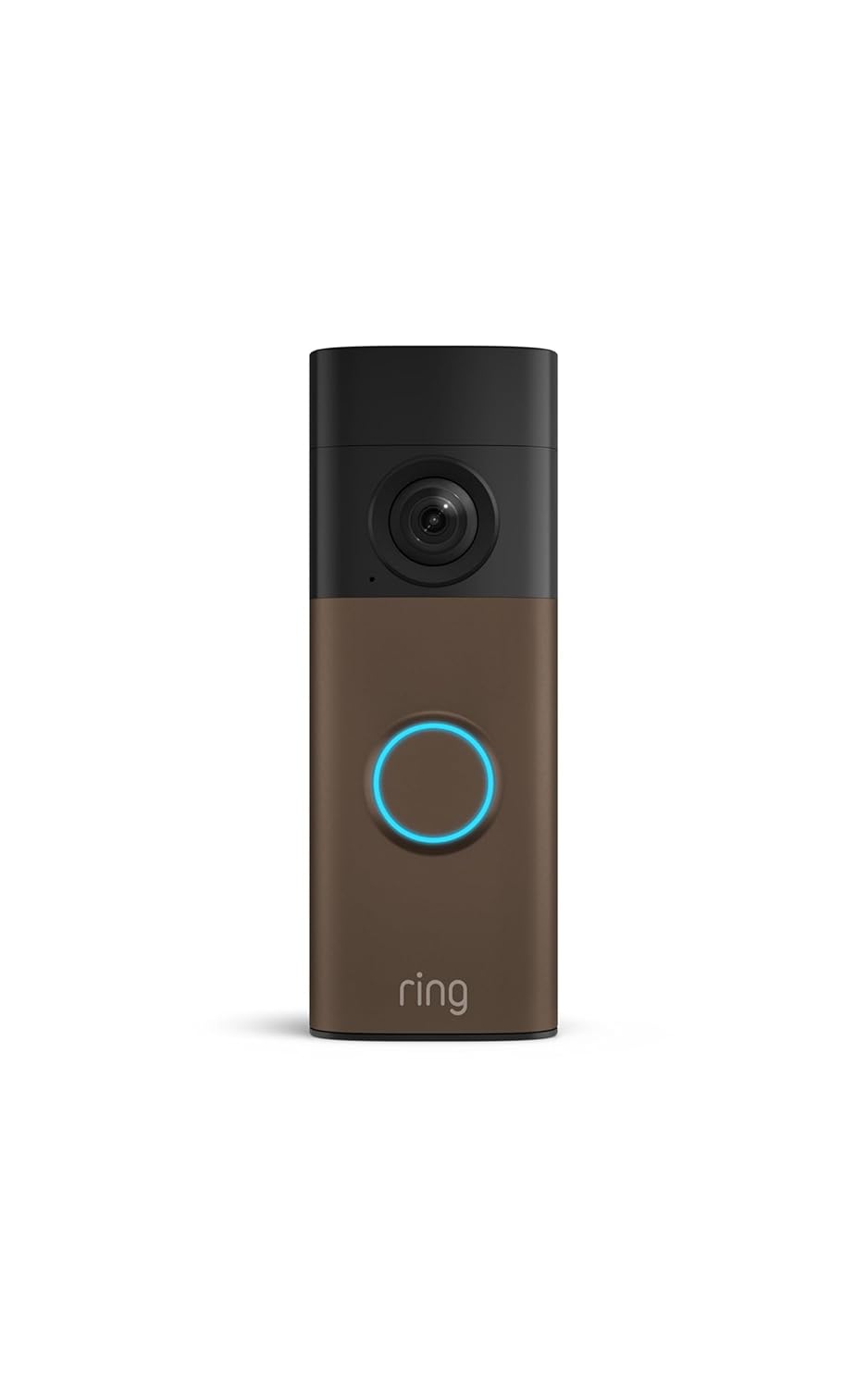 Ring Battery Doorbell (newest model) — Retinal 2K with wide-angle video, up to 6x Enhanced Zoom, Two-Way Talk, and Built-In Battery, Speckled Gray
