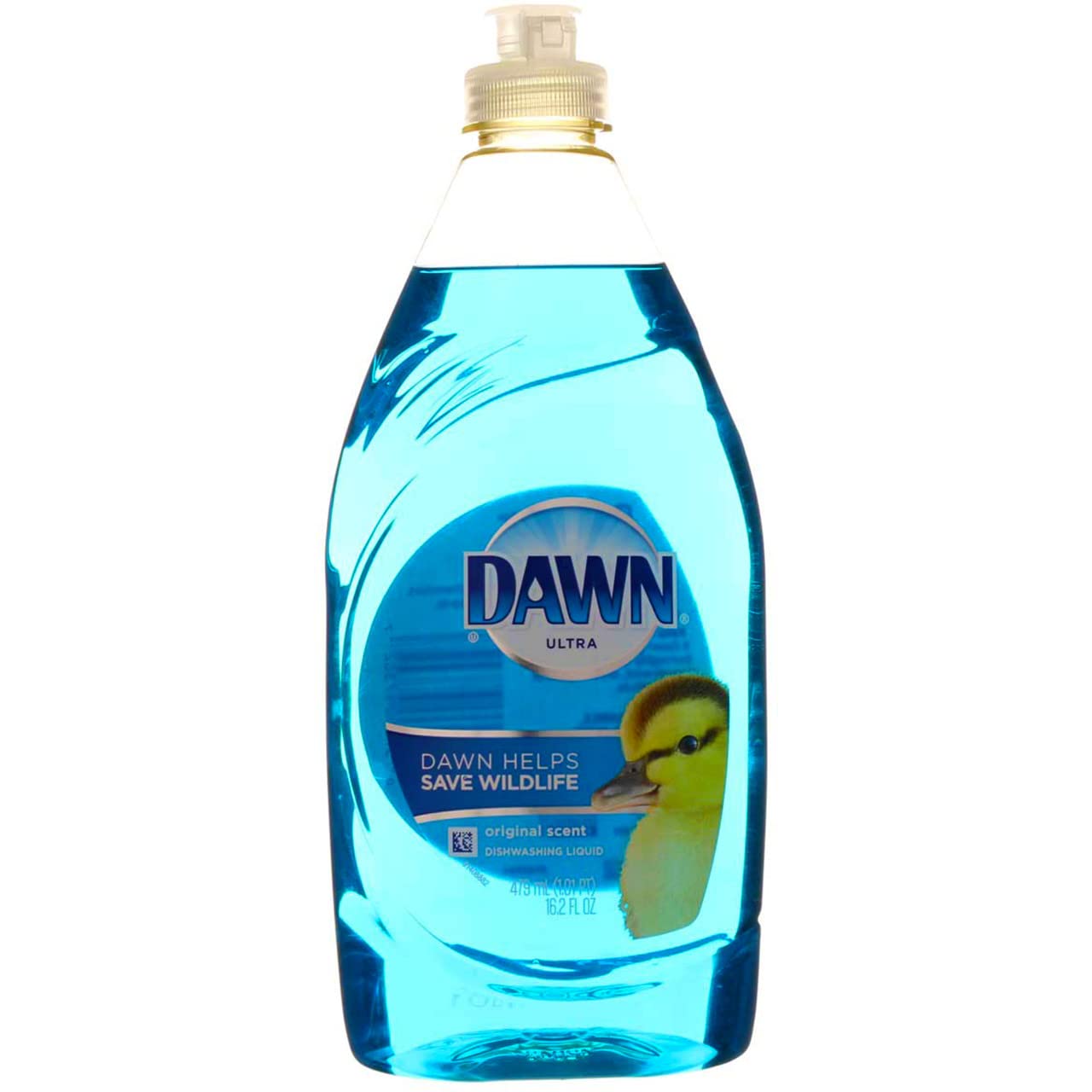 Dawn Ultra Original Dish Soap Refill Jug, Large Size Blue Liquid Dishwashing Detergent, Powerful Dish Soap for Grease, 51.5 oz