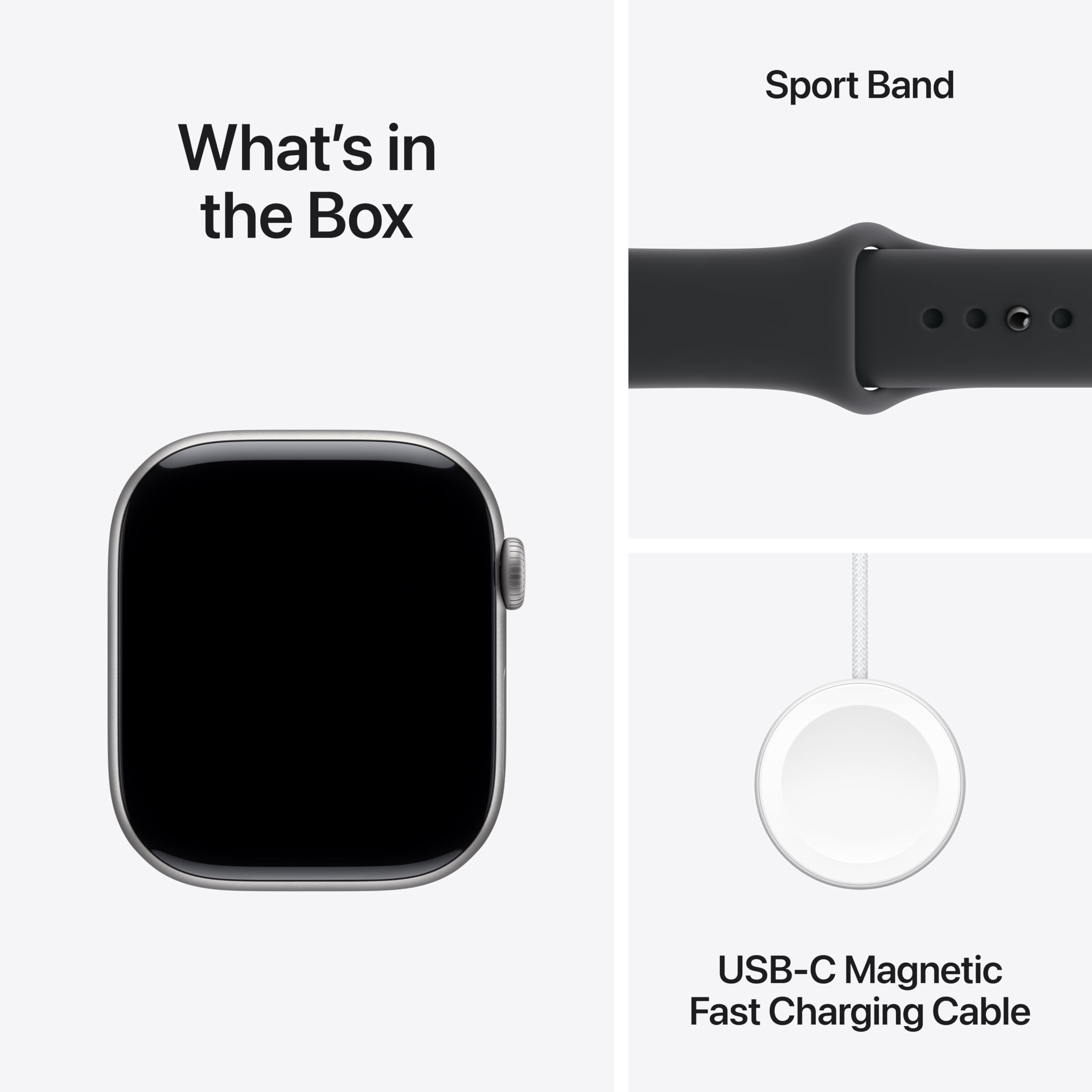 Apple Watch Series 11 [GPS 42mm] Smartwatch with Rose Gold Aluminum Case with Light Blush Sport Band - S/M. Sleep Score, Fitness Tracker, Health Monitoring, Always-On Display, Water Resistant