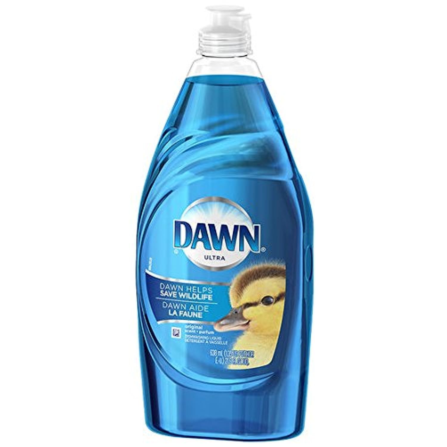 Dawn Ultra Original Dish Soap Refill Jug, Large Size Blue Liquid Dishwashing Detergent, Powerful Dish Soap for Grease, 51.5 oz