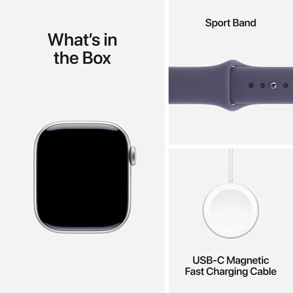 Apple Watch Series 11 [GPS 42mm] Smartwatch with Rose Gold Aluminum Case with Light Blush Sport Band - S/M. Sleep Score, Fitness Tracker, Health Monitoring, Always-On Display, Water Resistant
