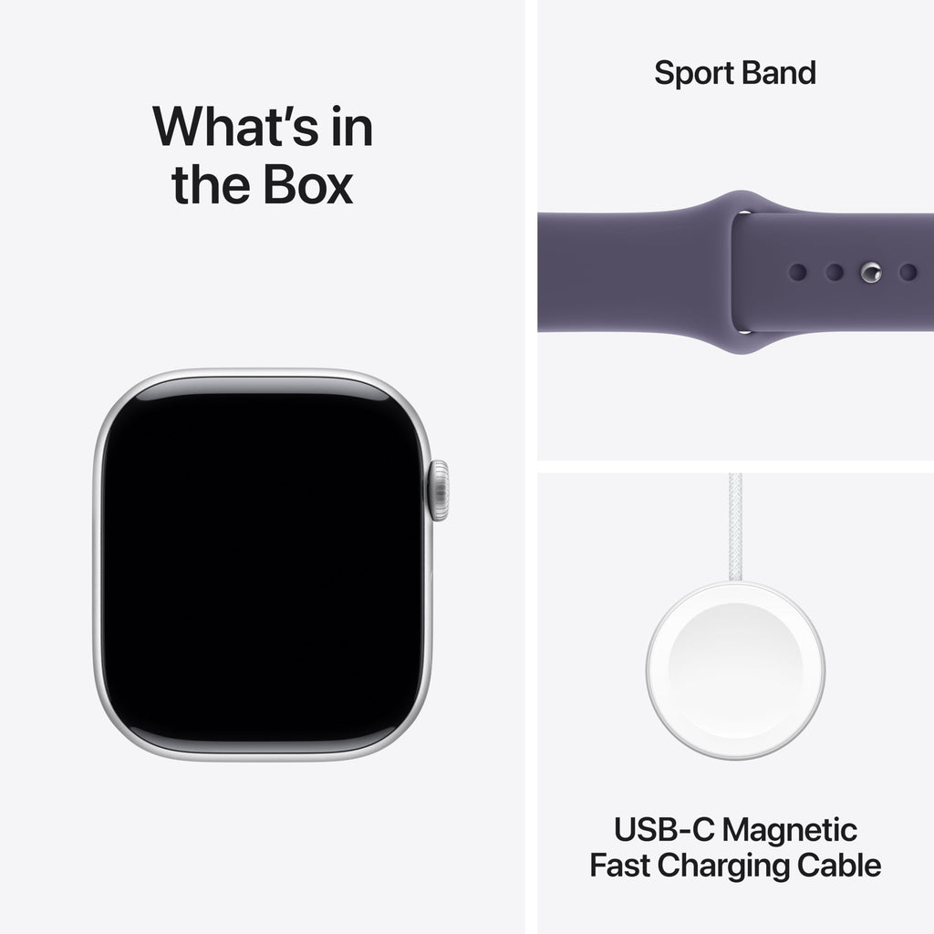 Apple Watch Series 11 [GPS 42mm] Smartwatch with Rose Gold Aluminum Case with Light Blush Sport Band - S/M. Sleep Score, Fitness Tracker, Health Monitoring, Always-On Display, Water Resistant