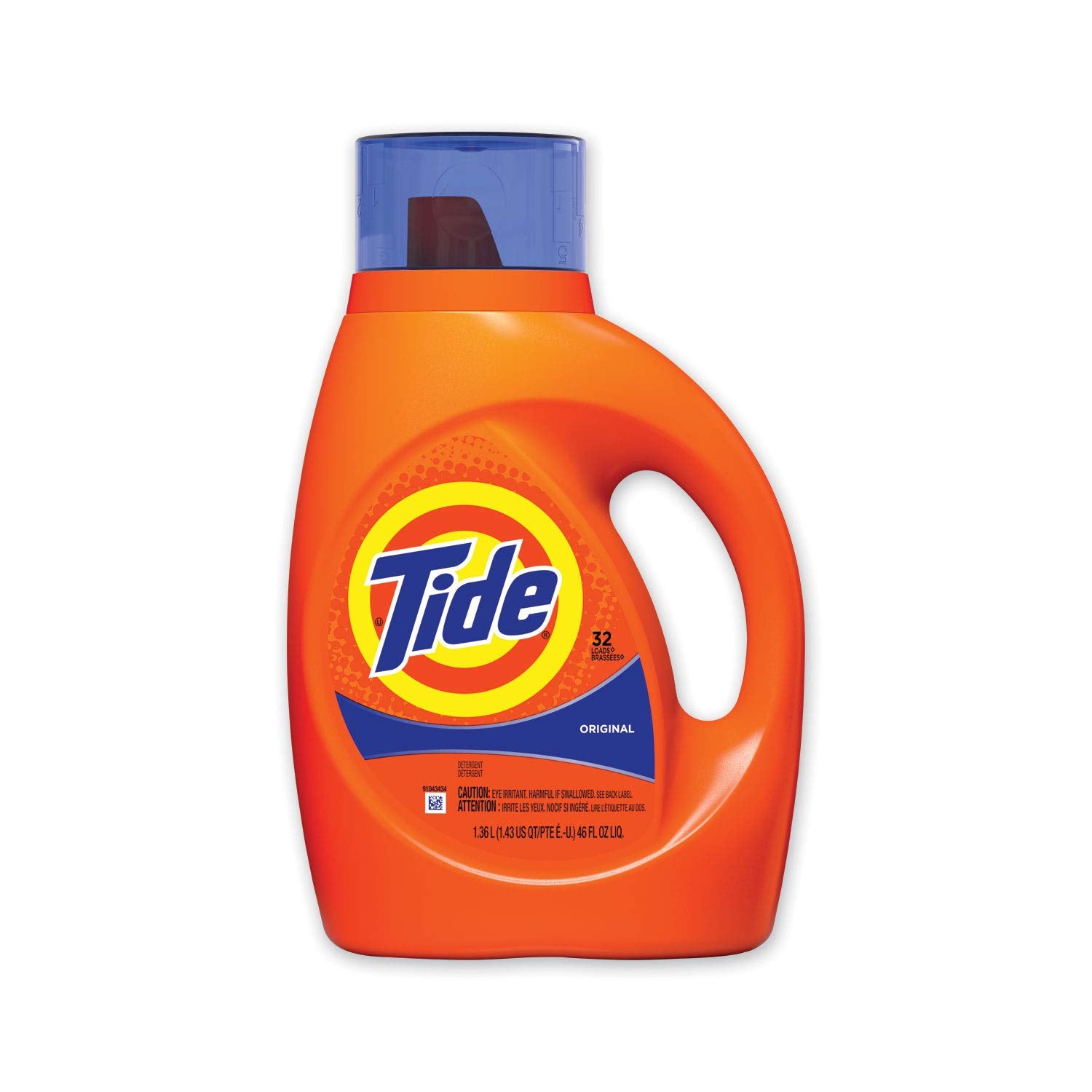 Tide Liquid Laundry Detergent, Original Scent, 125 fl oz, 100 Loads, Boosted Clean Even in Cold Water with Concentrated Washing Soap