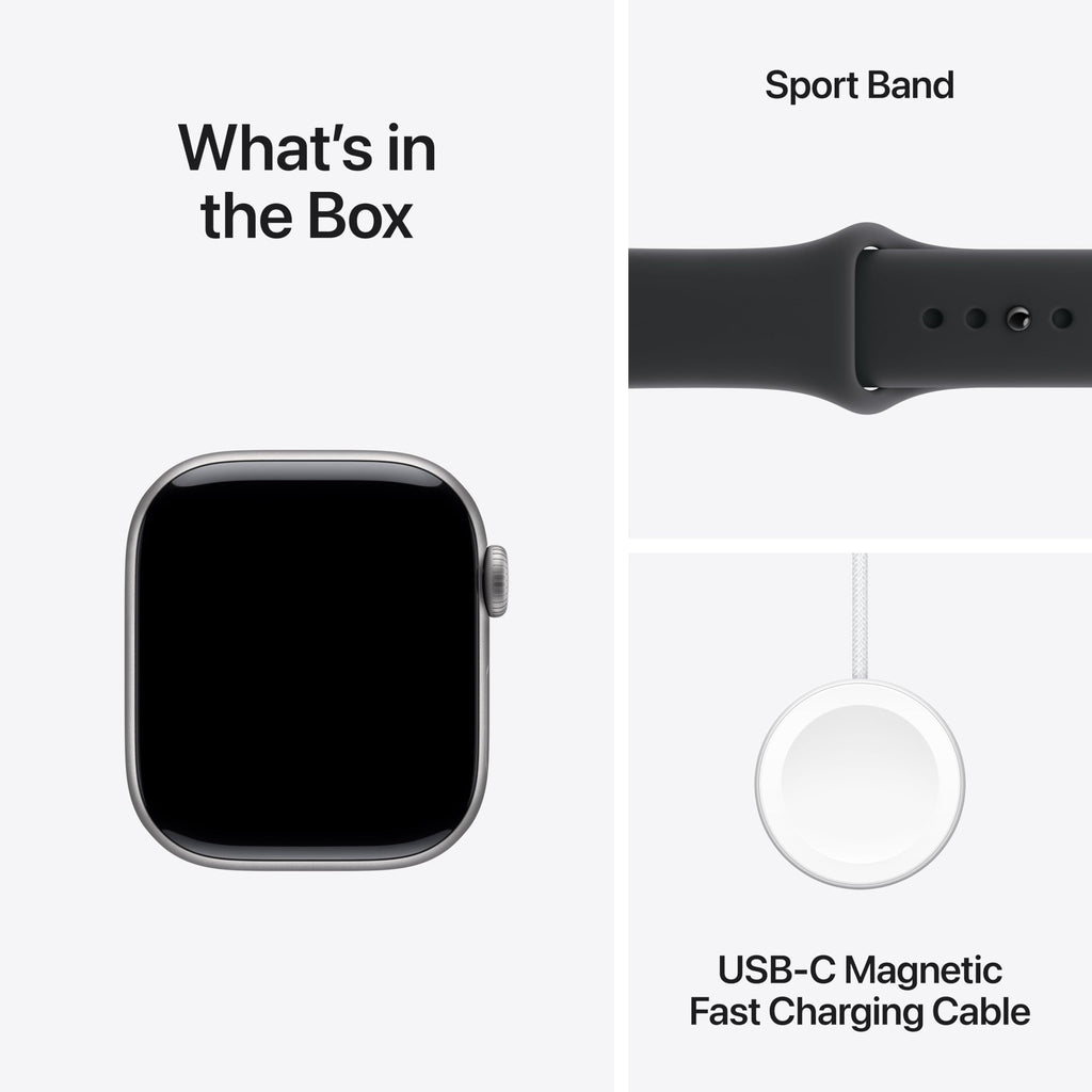Apple Watch Series 11 [GPS 42mm] Smartwatch with Rose Gold Aluminum Case with Light Blush Sport Band - S/M. Sleep Score, Fitness Tracker, Health Monitoring, Always-On Display, Water Resistant