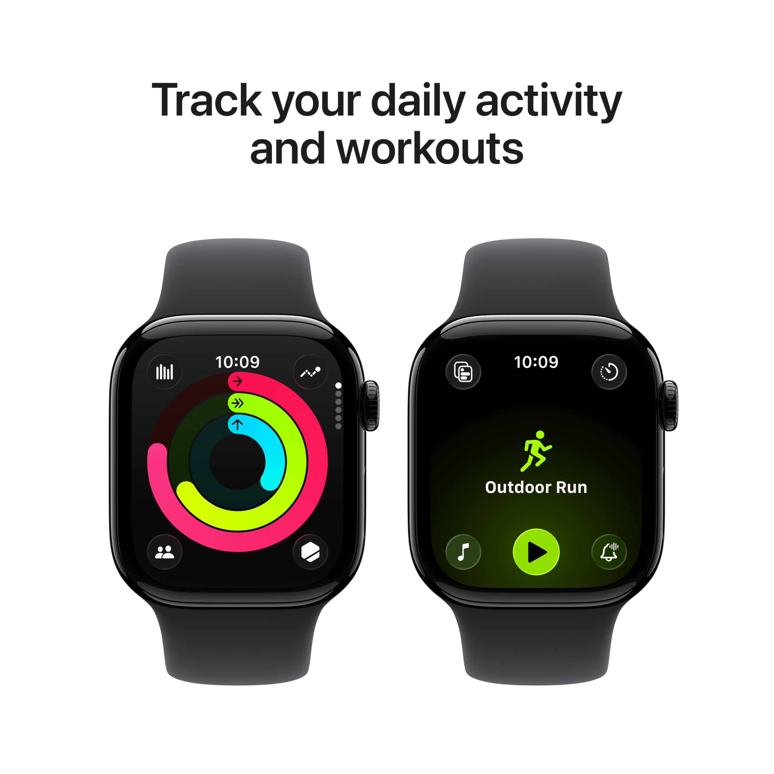 Apple Watch Series 11 [GPS 42mm] Smartwatch with Rose Gold Aluminum Case with Light Blush Sport Band - S/M. Sleep Score, Fitness Tracker, Health Monitoring, Always-On Display, Water Resistant