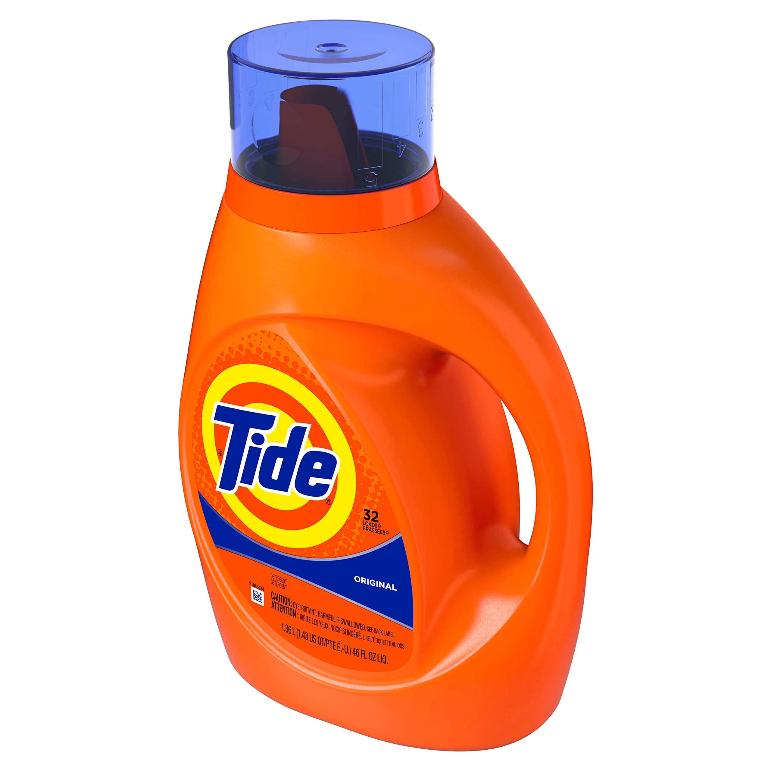 Tide Liquid Laundry Detergent, Original Scent, 125 fl oz, 100 Loads, Boosted Clean Even in Cold Water with Concentrated Washing Soap
