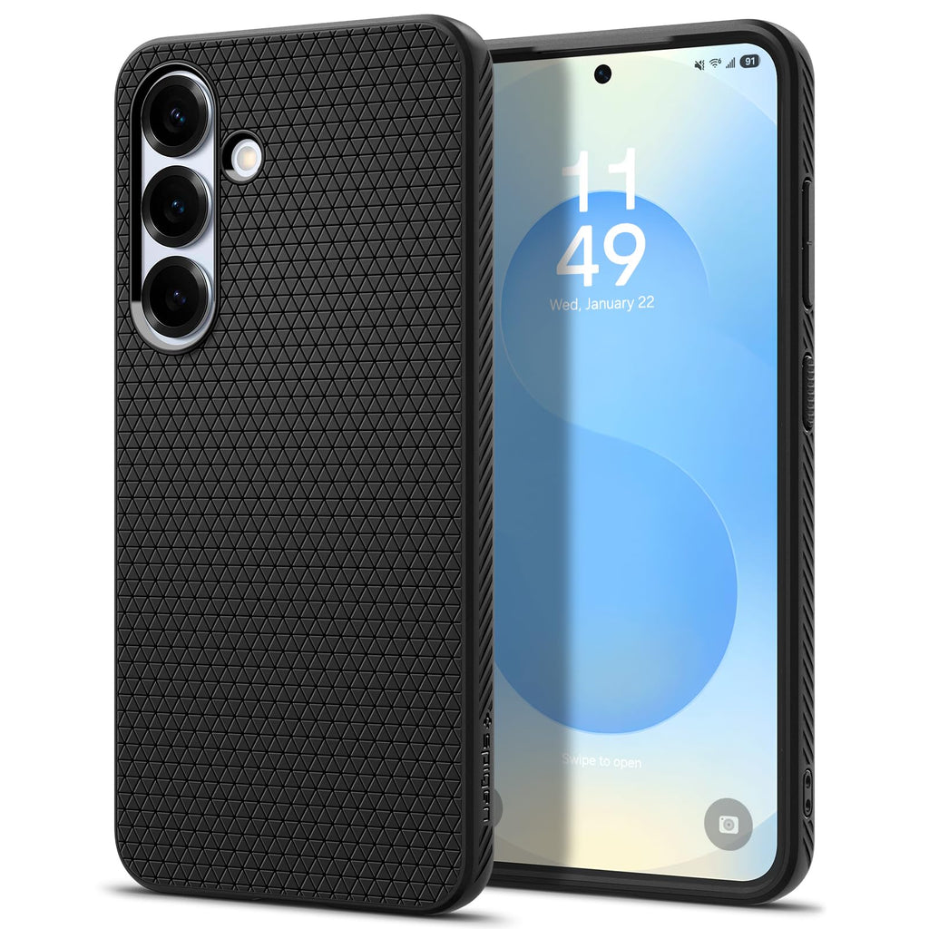 Spigen for Galaxy S26 Case, Liquid Air [No Magnet Ring] [Military-Grade Protection] - Matte Black