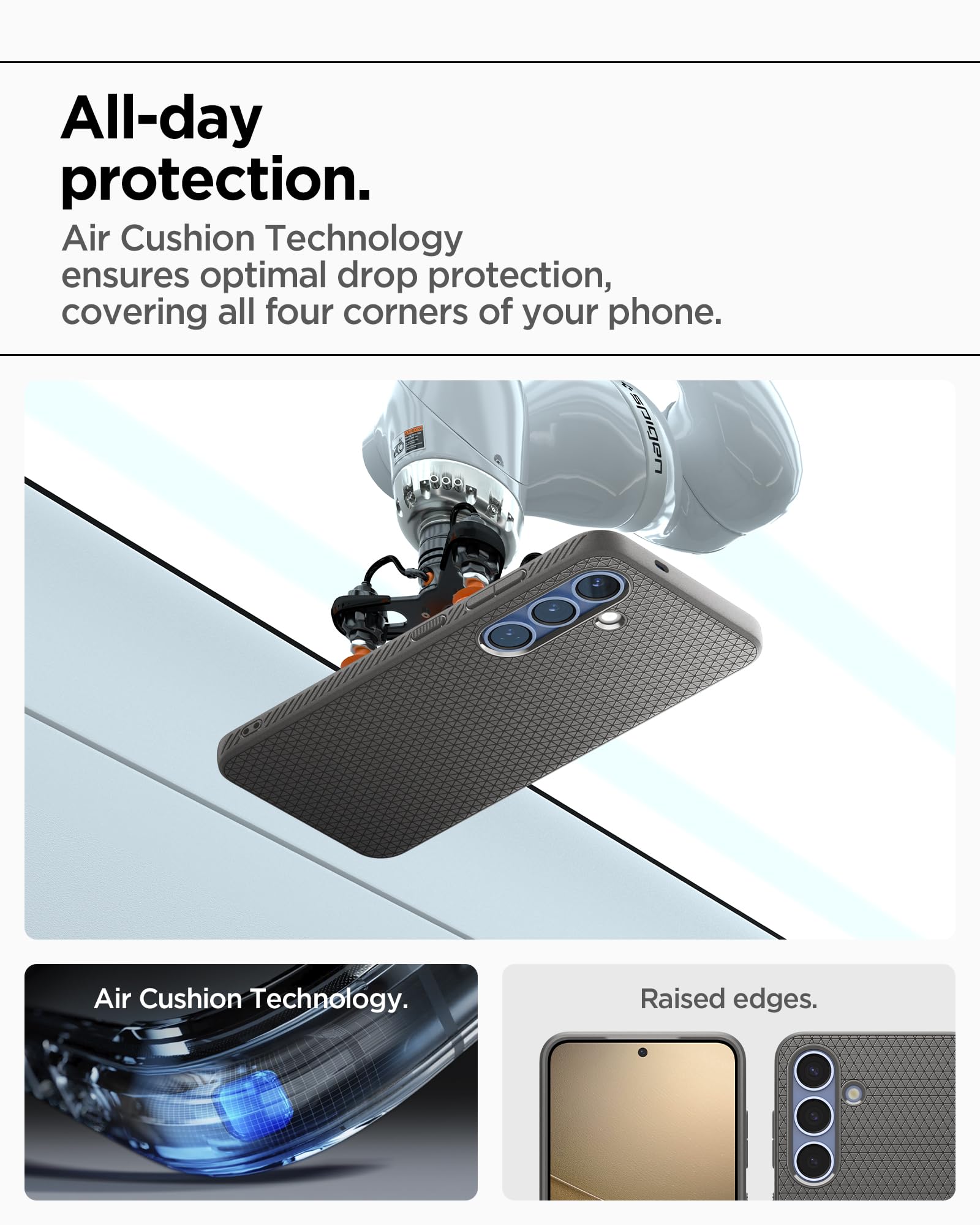 Spigen for Galaxy S26 Case, Liquid Air [No Magnet Ring] [Military-Grade Protection] - Matte Black