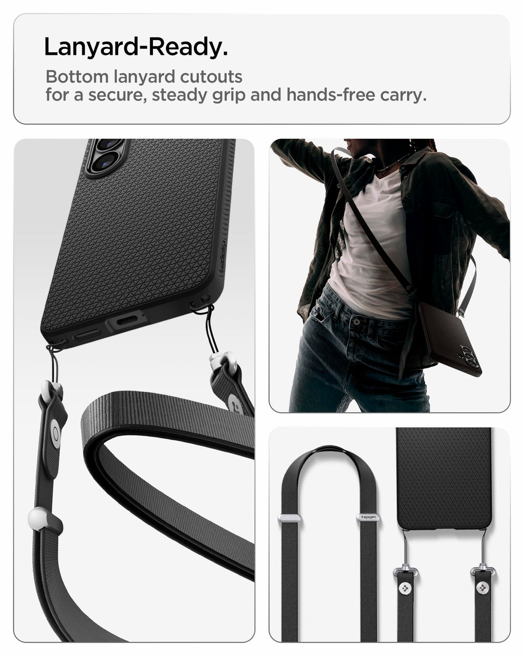 Spigen for Galaxy S26 Case, Liquid Air [No Magnet Ring] [Military-Grade Protection] - Matte Black