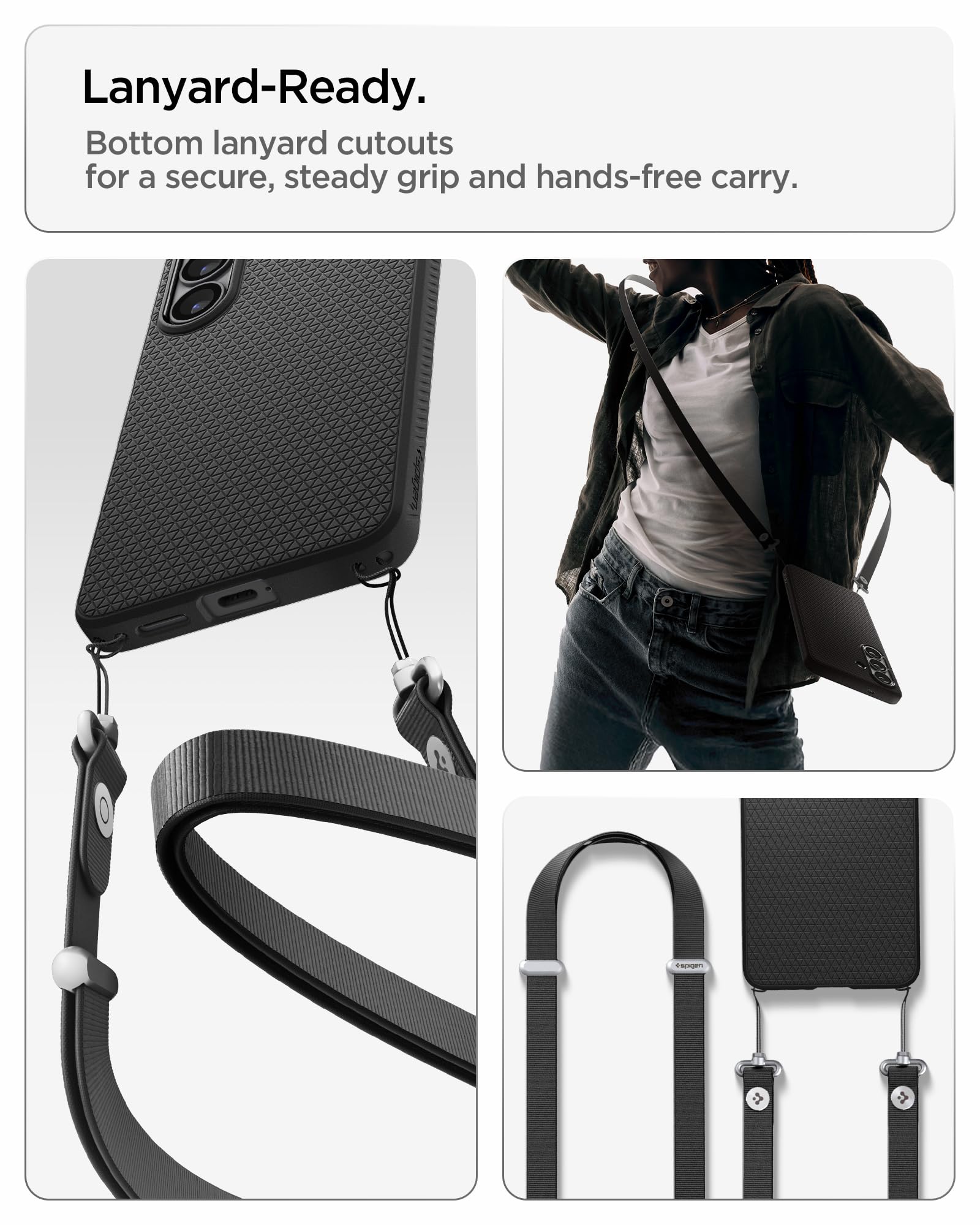Spigen for Galaxy S26 Case, Liquid Air [No Magnet Ring] [Military-Grade Protection] - Matte Black