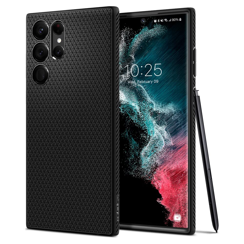 Spigen for Galaxy S26 Case, Liquid Air [No Magnet Ring] [Military-Grade Protection] - Matte Black