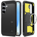 Spigen for Galaxy S26 Ultra Case, Tough Armor MagFit [Kickstand] [Compatible with MagSafe] [Military-Grade Protection] - Black