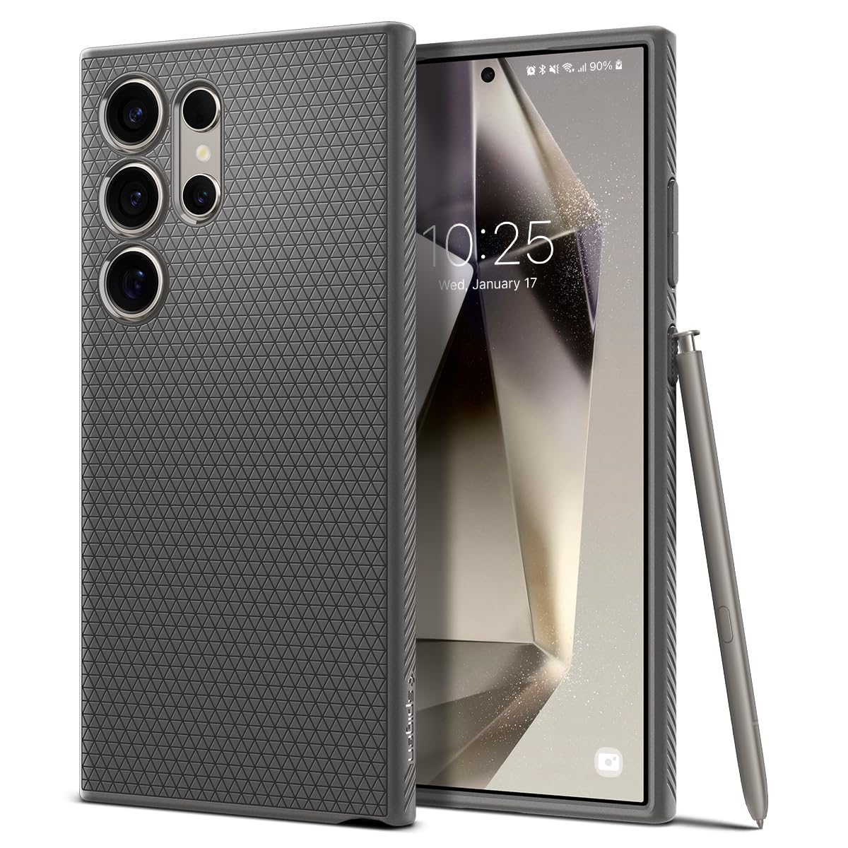 Spigen for Galaxy S26 Case, Liquid Air [No Magnet Ring] [Military-Grade Protection] - Matte Black