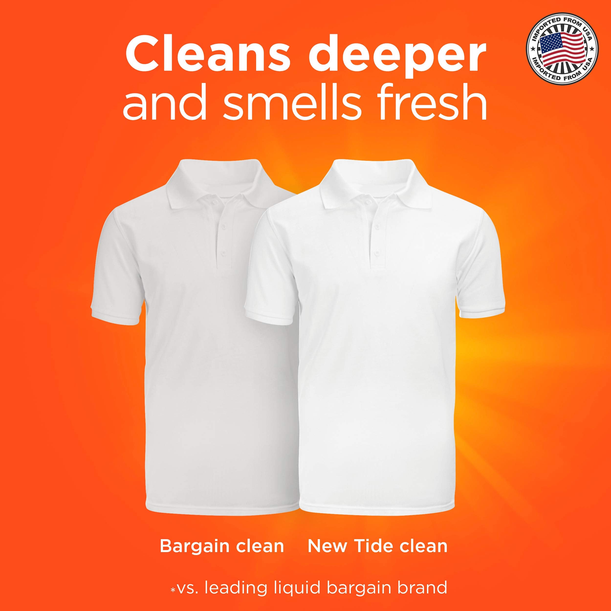 Tide Liquid Laundry Detergent, Original Scent, 125 fl oz, 100 Loads, Boosted Clean Even in Cold Water with Concentrated Washing Soap