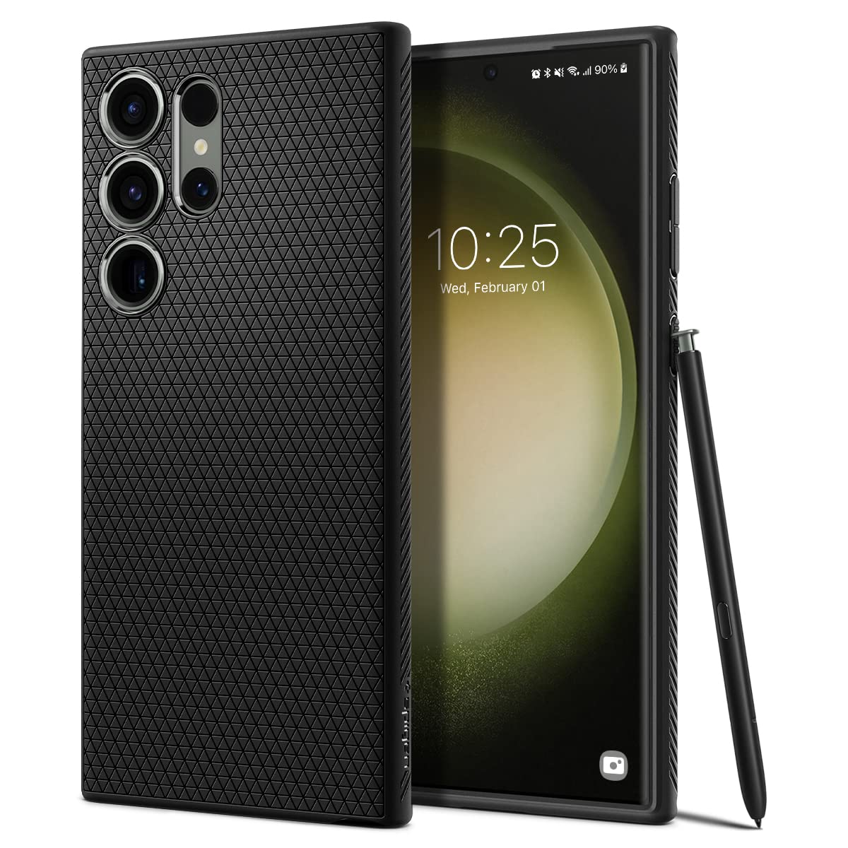 Spigen for Galaxy S26 Case, Liquid Air [No Magnet Ring] [Military-Grade Protection] - Matte Black