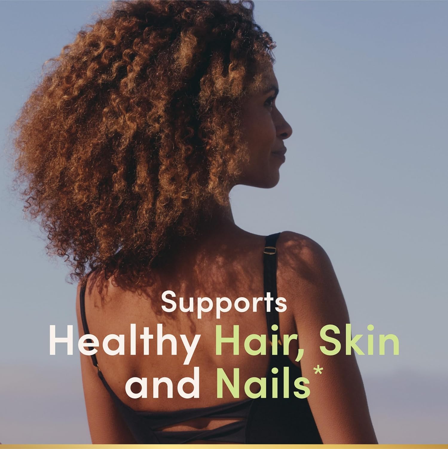 Nature's Bounty Biotin Hair Skin and Nails Vitamins, Supports Healthy Hair, Skin and Nails, 10,000 mcg, 120 Softgels (Pack of 1)
