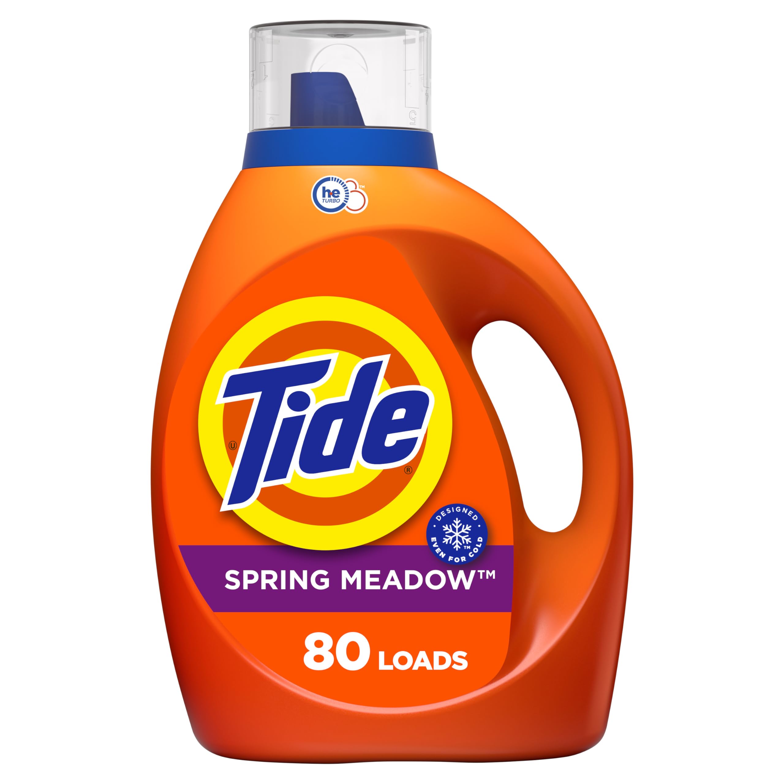 Tide Liquid Laundry Detergent, Original Scent, 125 fl oz, 100 Loads, Boosted Clean Even in Cold Water with Concentrated Washing Soap