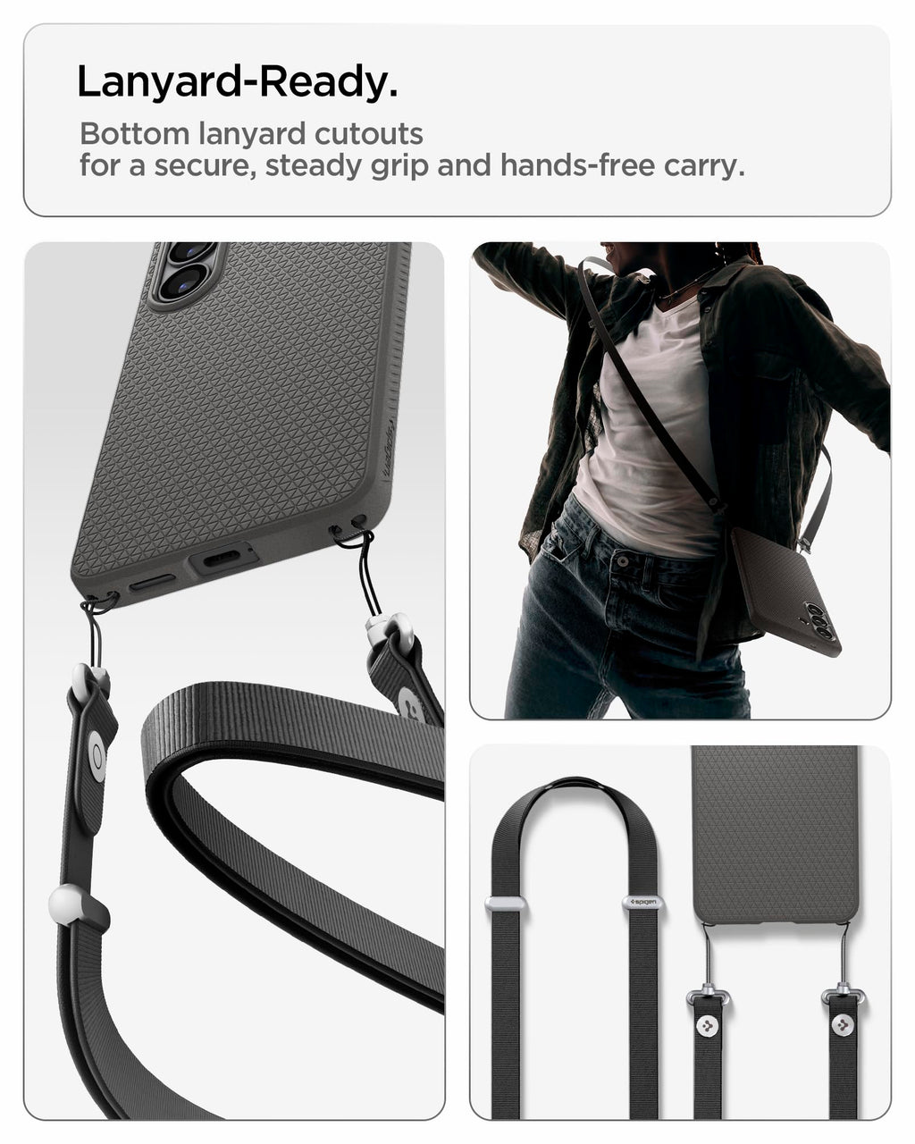 Spigen for Galaxy S26 Case, Liquid Air [No Magnet Ring] [Military-Grade Protection] - Matte Black