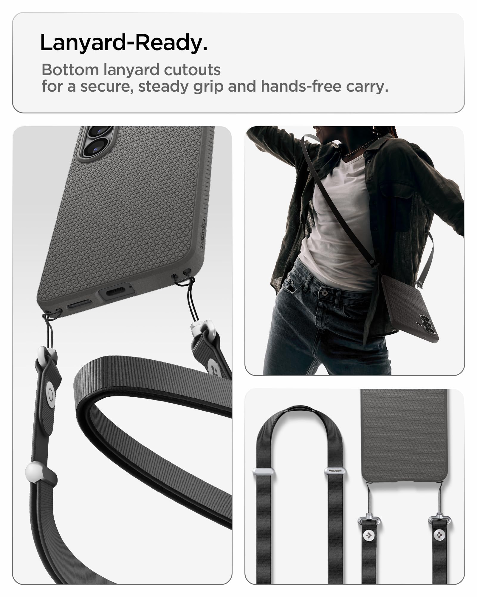 Spigen for Galaxy S26 Case, Liquid Air [No Magnet Ring] [Military-Grade Protection] - Matte Black