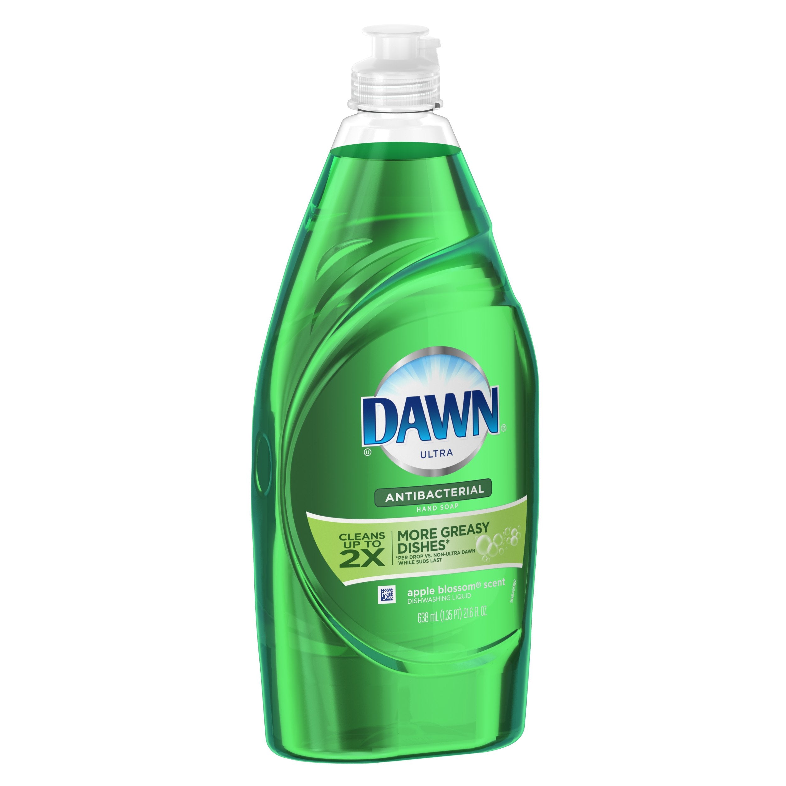Dawn Ultra Original Dish Soap Refill Jug, Large Size Blue Liquid Dishwashing Detergent, Powerful Dish Soap for Grease, 51.5 oz
