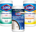 Clorox Disinfecting Wipes Back to School Variety Pack, 75 Count Each, Pack of 3 (Package May Vary)