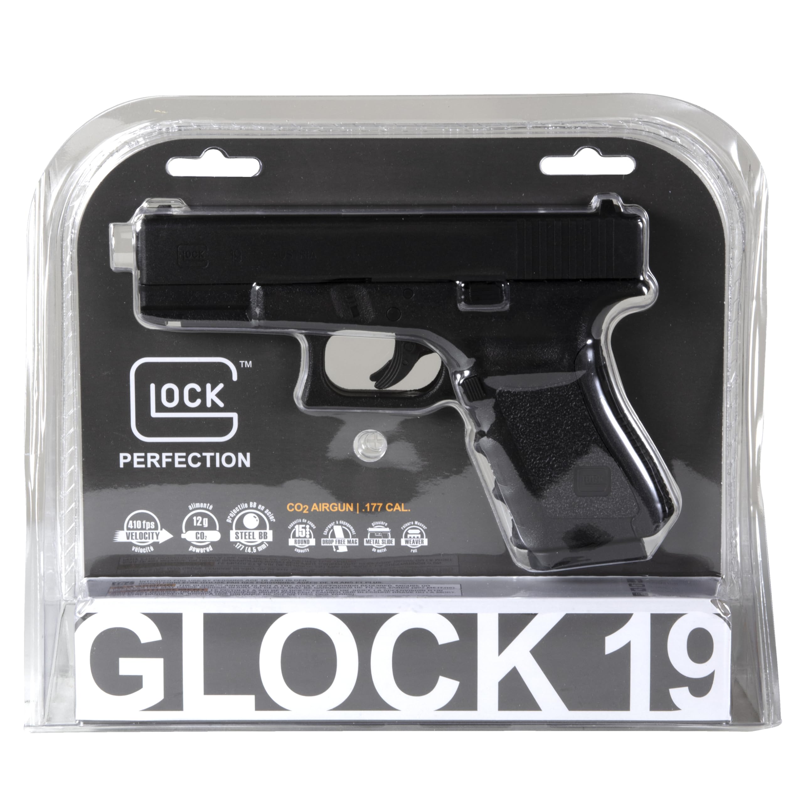 Umarex Glock 19 Gen3 .177 Caliber BB Gun Air Pistol