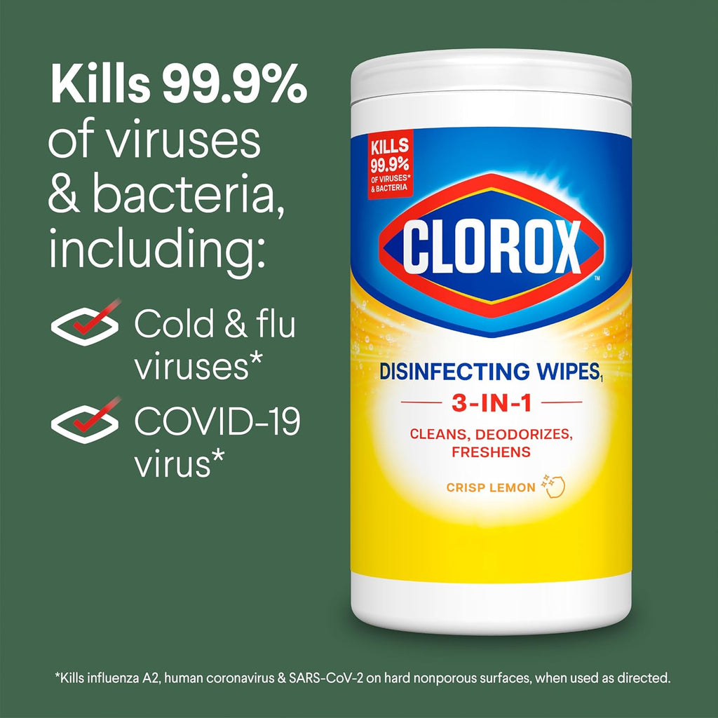 Clorox Disinfecting Wipes Back to School Variety Pack, 75 Count Each, Pack of 3 (Package May Vary)