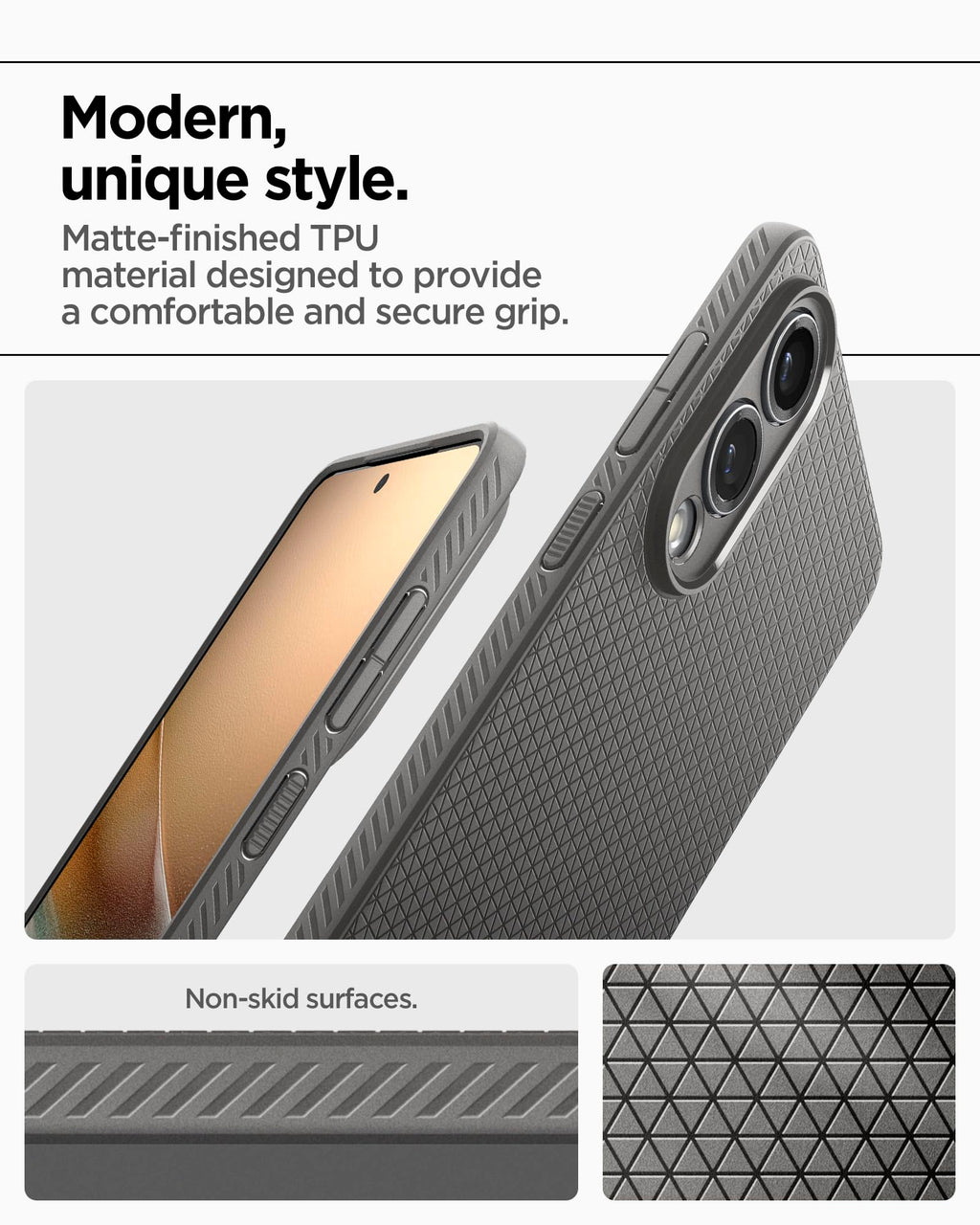 Spigen for Galaxy S26 Case, Liquid Air [No Magnet Ring] [Military-Grade Protection] - Matte Black
