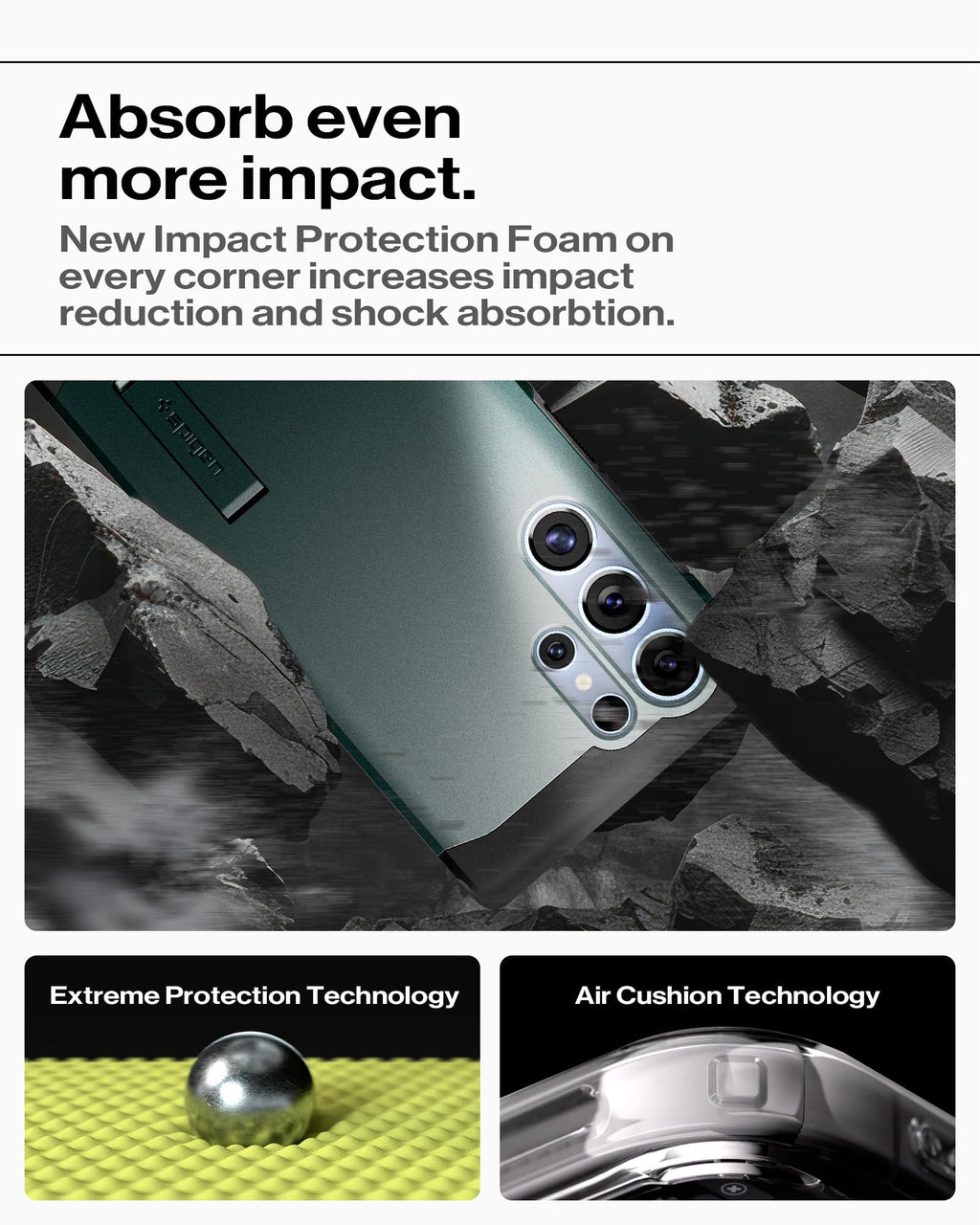 Spigen for Galaxy S26 Ultra Case, Tough Armor MagFit [Kickstand] [Compatible with MagSafe] [Military-Grade Protection] - Black