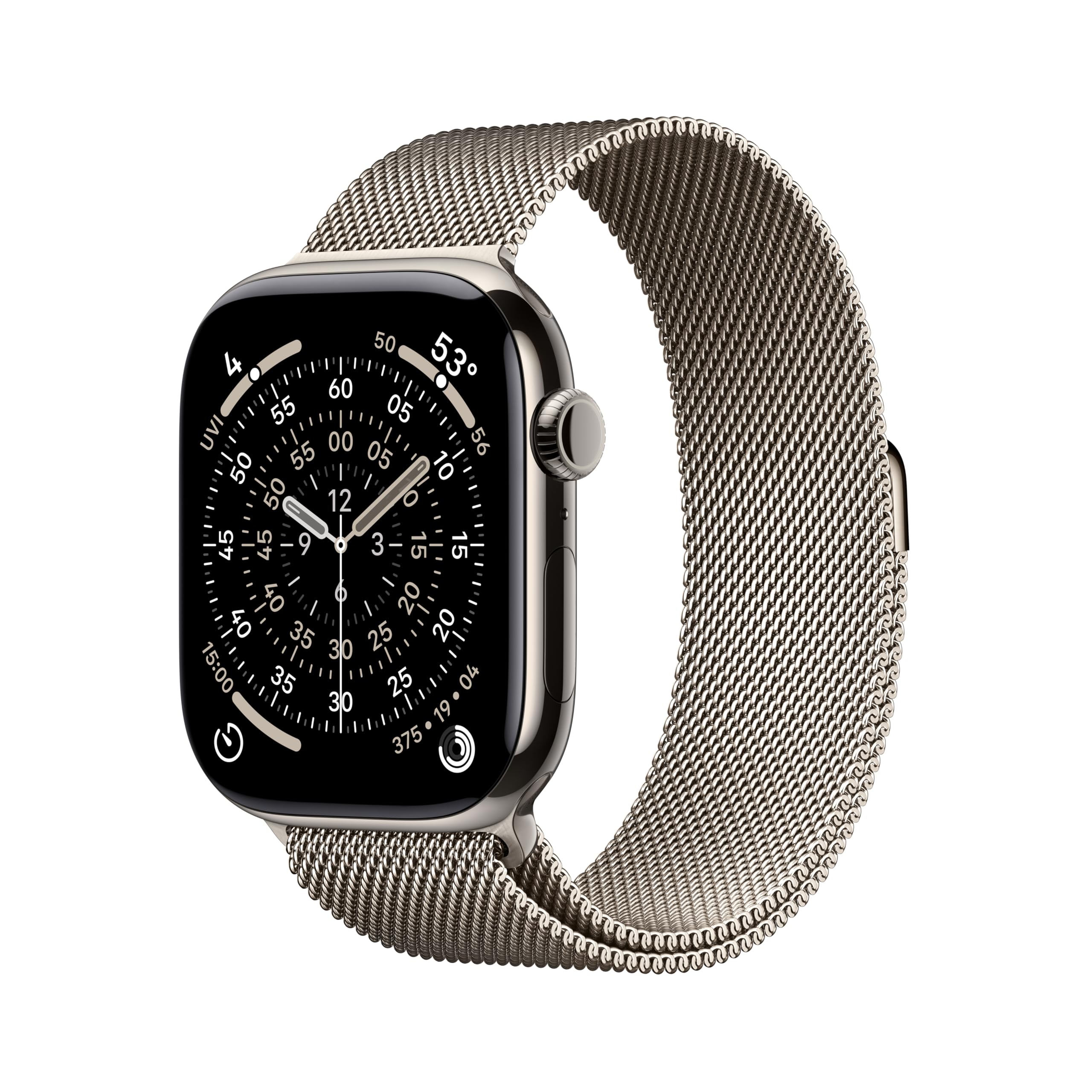 Apple Watch Series 11 [GPS 42mm] Smartwatch with Rose Gold Aluminum Case with Light Blush Sport Band - S/M. Sleep Score, Fitness Tracker, Health Monitoring, Always-On Display, Water Resistant