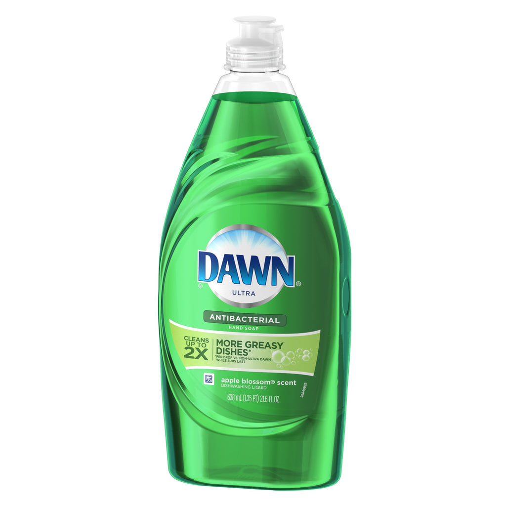Dawn Ultra Original Dish Soap Refill Jug, Large Size Blue Liquid Dishwashing Detergent, Powerful Dish Soap for Grease, 51.5 oz