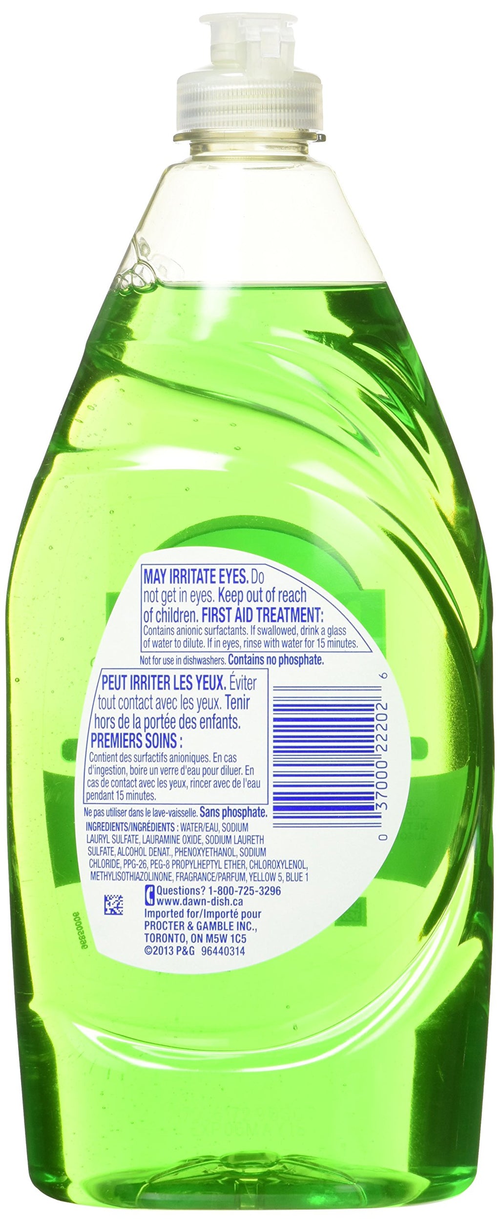 Dawn Ultra Original Dish Soap Refill Jug, Large Size Blue Liquid Dishwashing Detergent, Powerful Dish Soap for Grease, 51.5 oz