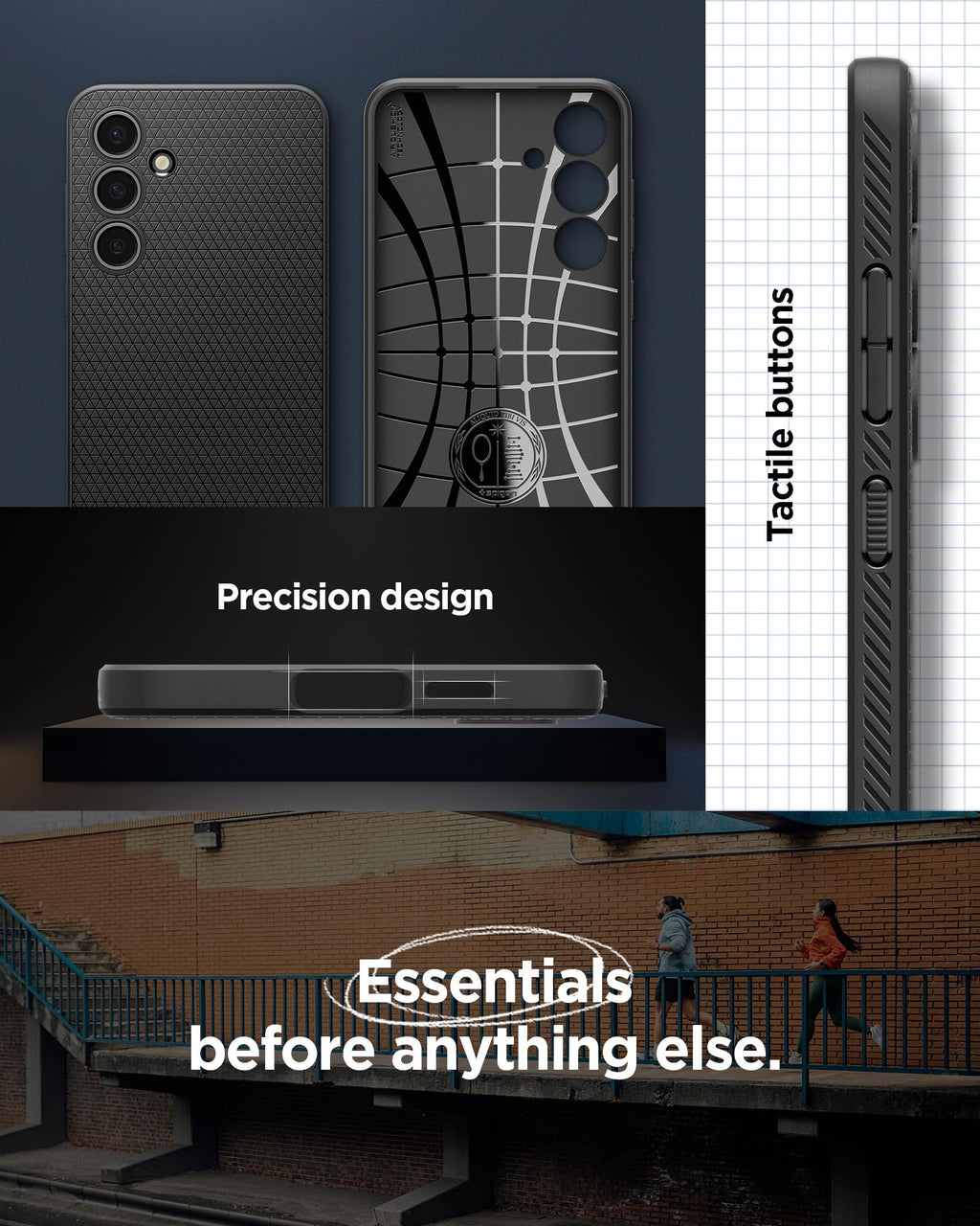 Spigen for Galaxy S26 Case, Liquid Air [No Magnet Ring] [Military-Grade Protection] - Matte Black