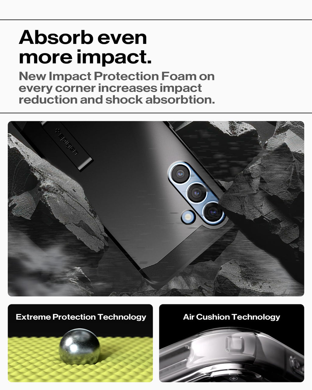 Spigen for Galaxy S26 Ultra Case, Tough Armor MagFit [Kickstand] [Compatible with MagSafe] [Military-Grade Protection] - Black