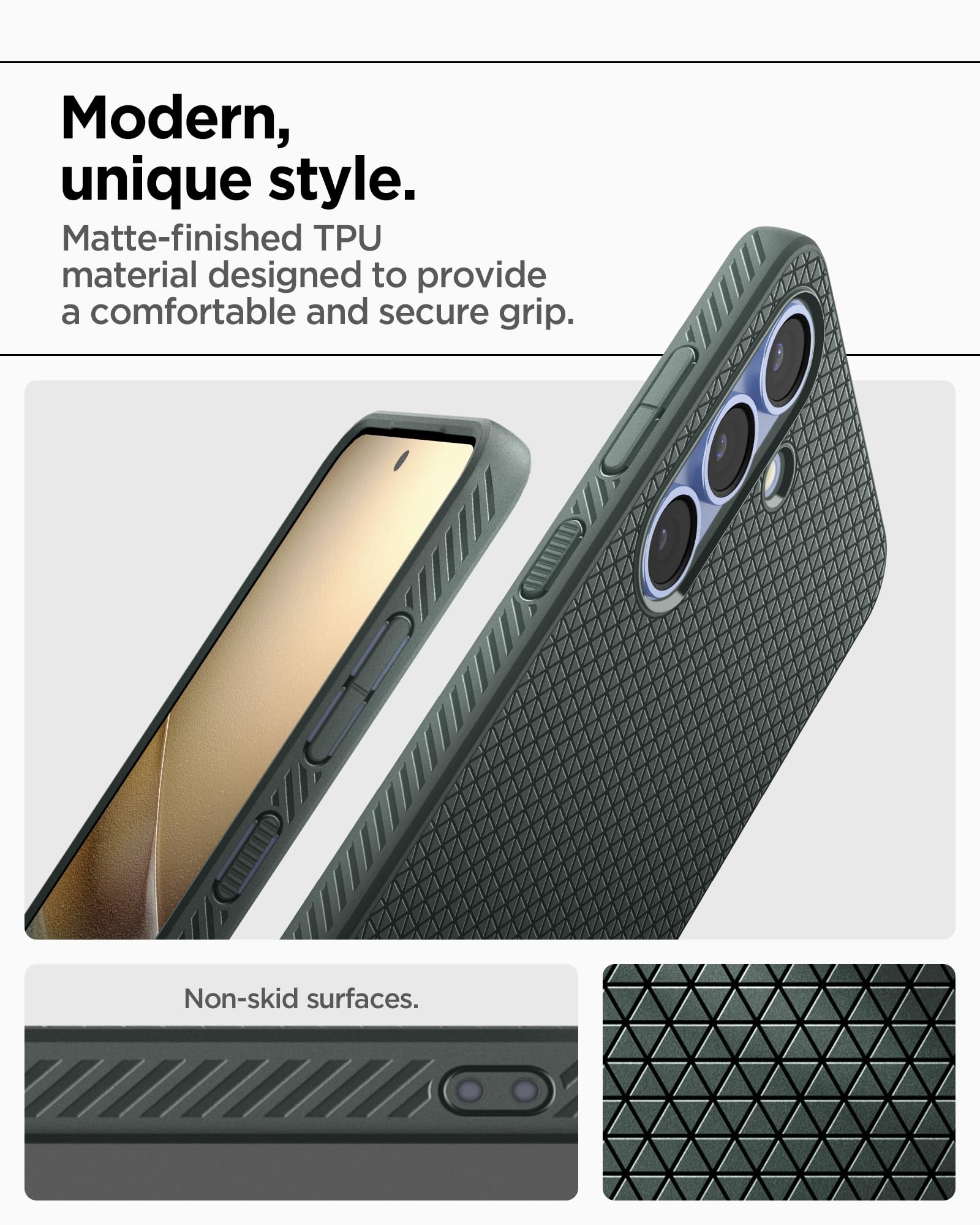 Spigen for Galaxy S26 Case, Liquid Air [No Magnet Ring] [Military-Grade Protection] - Matte Black