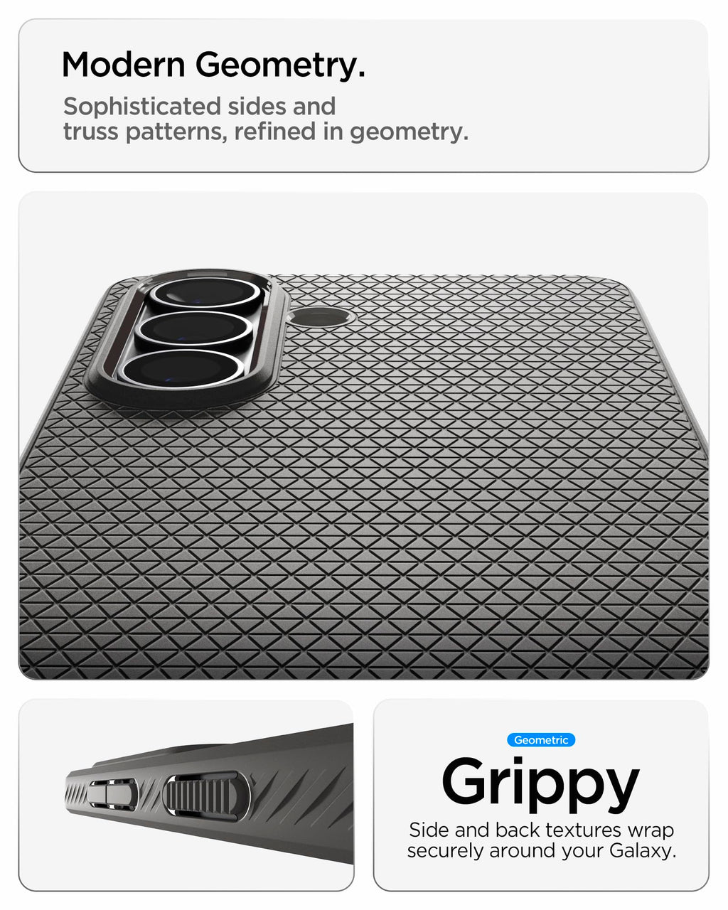 Spigen for Galaxy S26 Case, Liquid Air [No Magnet Ring] [Military-Grade Protection] - Matte Black
