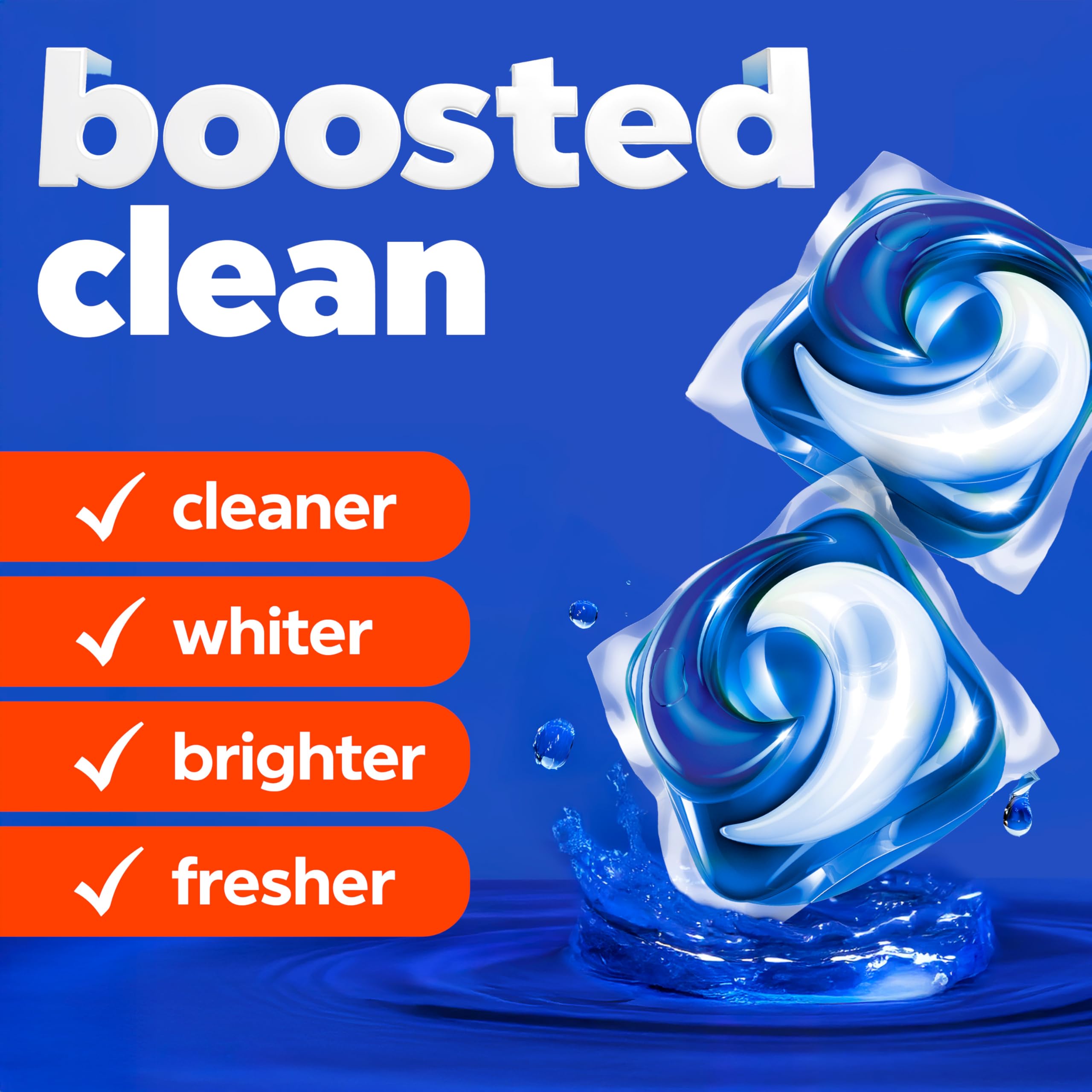 Tide PODS laundry detergent pacs, 3-in-1 Stain Remover, Odor Fighter, Color Protector, 112 Count, HE compatible, Spring Meadow Scent