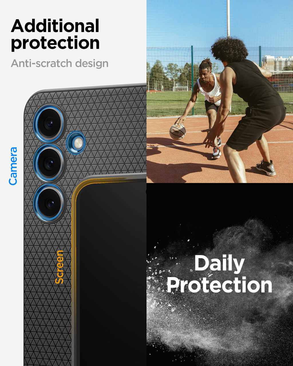 Spigen for Galaxy S26 Case, Liquid Air [No Magnet Ring] [Military-Grade Protection] - Matte Black
