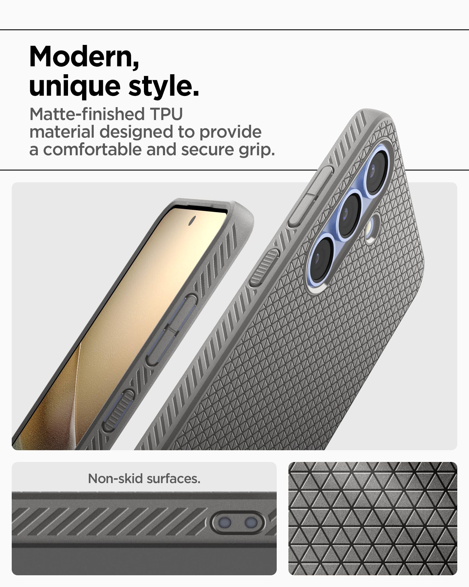 Spigen for Galaxy S26 Case, Liquid Air [No Magnet Ring] [Military-Grade Protection] - Matte Black