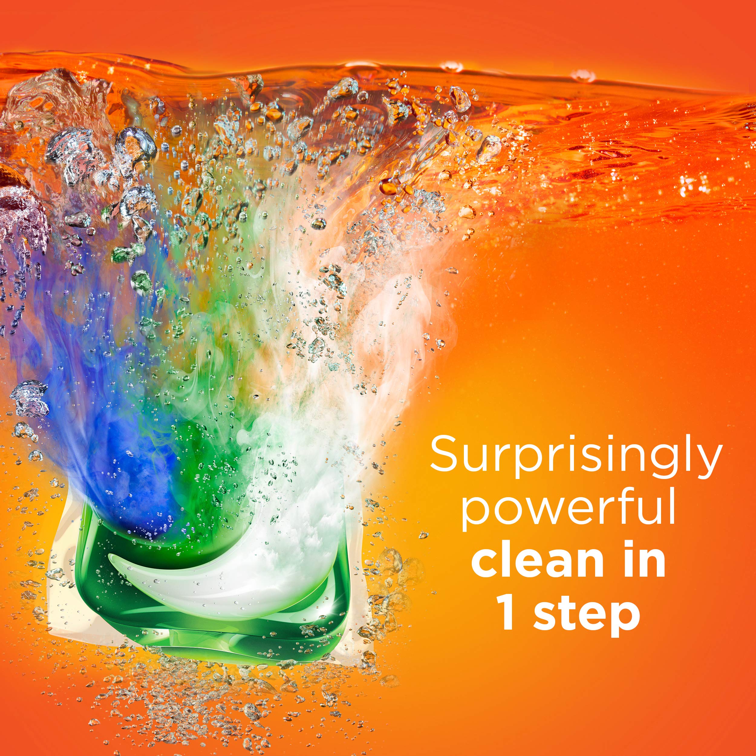 Tide PODS laundry detergent pacs, 3-in-1 Stain Remover, Odor Fighter, Color Protector, 112 Count, HE compatible, Spring Meadow Scent