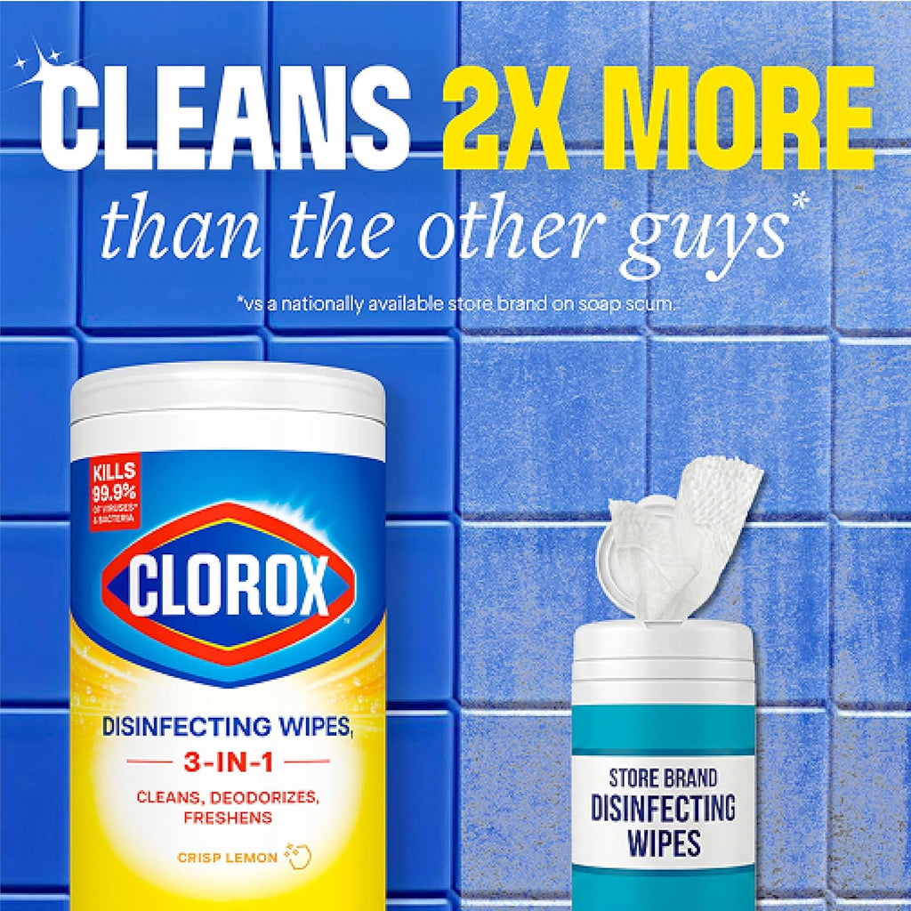 Clorox Disinfecting Wipes Back to School Variety Pack, 75 Count Each, Pack of 3 (Package May Vary)