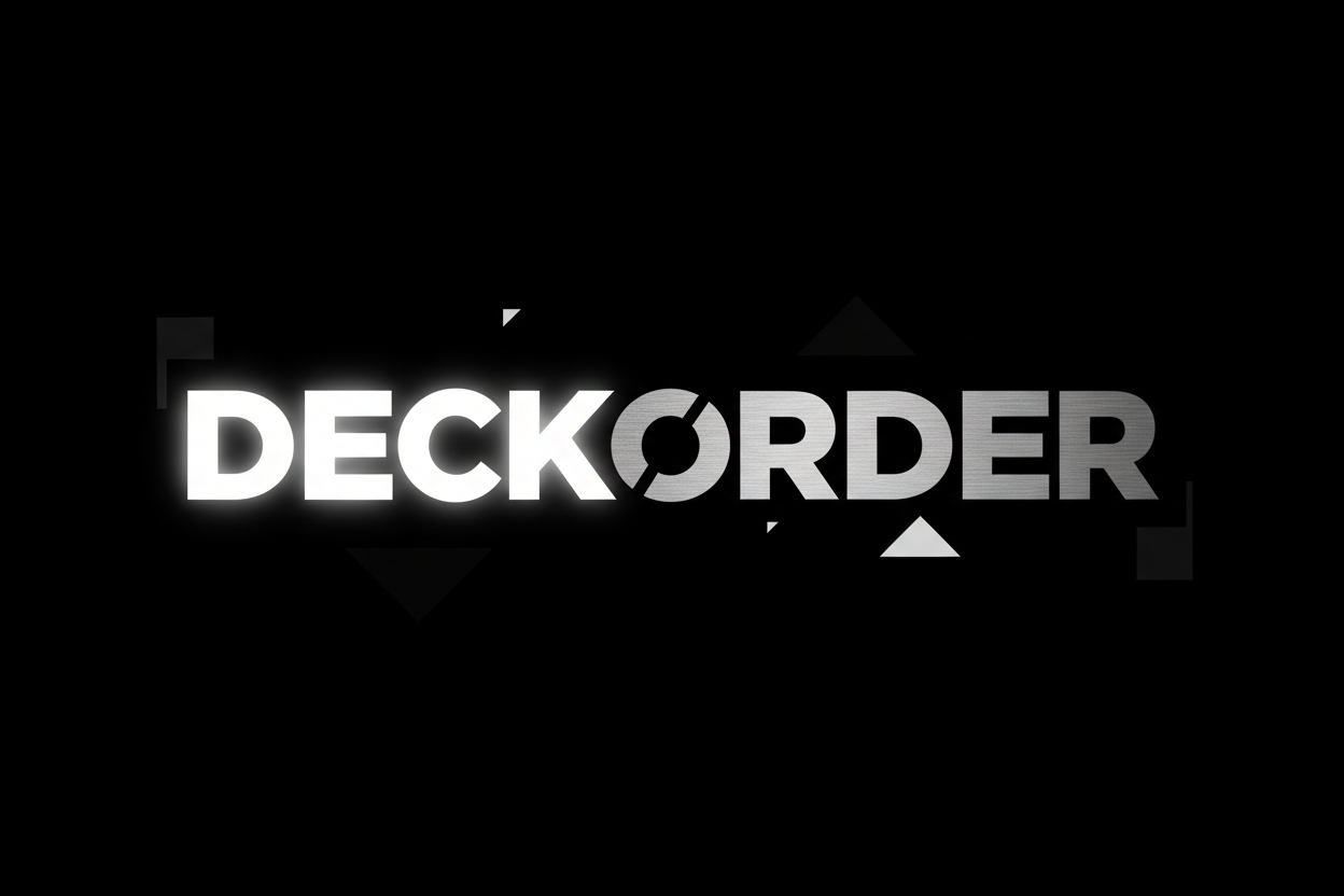 DeckOrder Wordmark - Two Tone